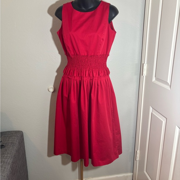 ANTONIO MELANI Red Midi Dress - Picture 4 of 13